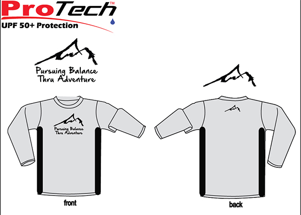 Pursuing Balance Through Adventure UPF 50+ Shirts